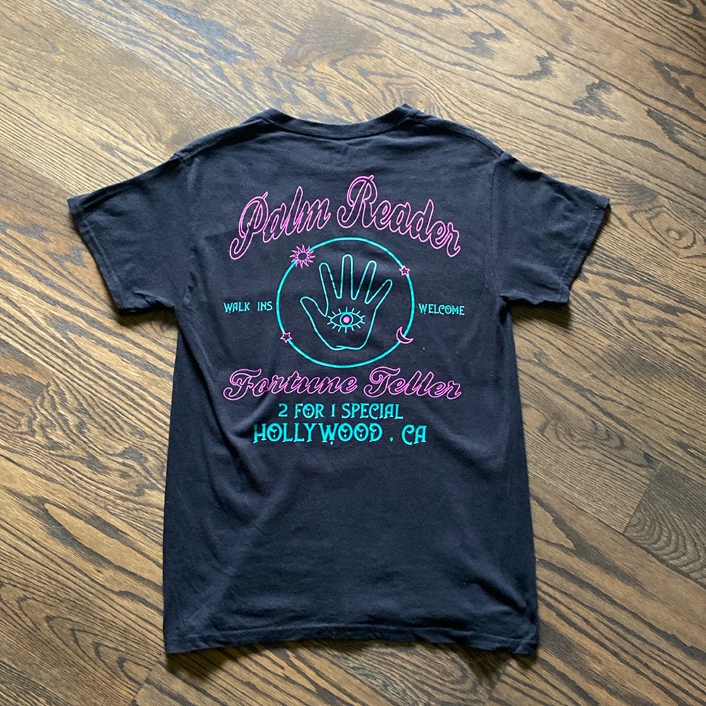 PacSun Black Palm Reader T-Shirt - Picture 1 of 5